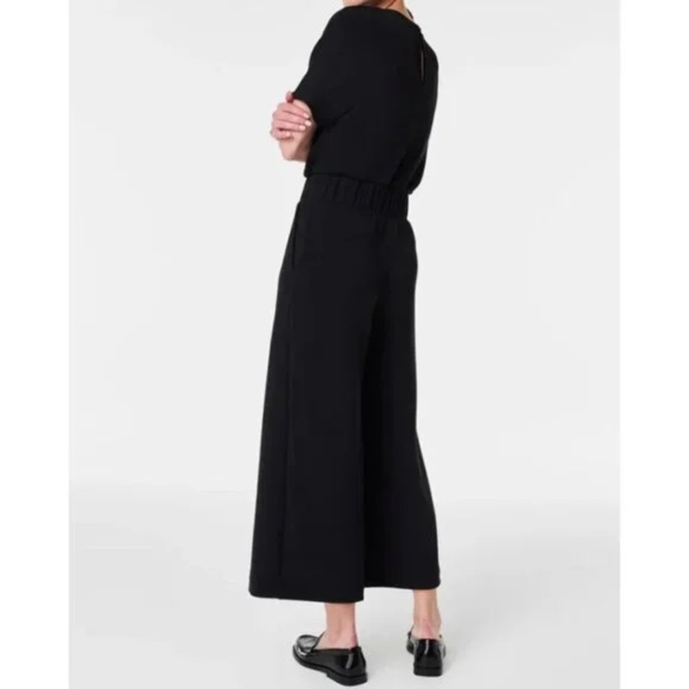 NWT SPANX AirEssentials Cropped Wide Leg Jumpsuit - Picture 2 of 6